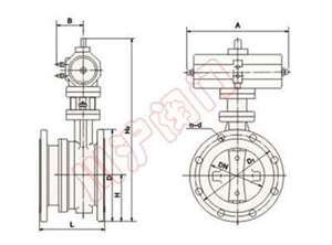 SD氣動(dòng)伸縮蝶閥外形尺寸
