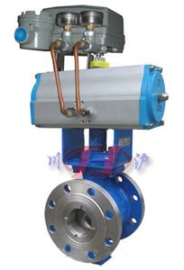 氣動V型調節(jié)球閥 (法蘭式)
