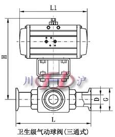 衛(wèi)生級氣動球閥